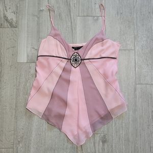 Vintage Silk Y2K Top